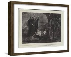 Introduction of Christianity into Britain-James Elder Christie-Framed Giclee Print