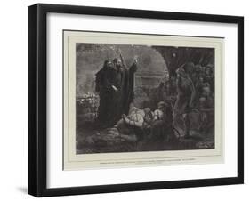 Introduction of Christianity into Britain-James Elder Christie-Framed Giclee Print