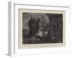 Introduction of Christianity into Britain-James Elder Christie-Framed Giclee Print