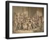 'Introduction of the Art of Printing', 1886-W Ridgway-Framed Giclee Print