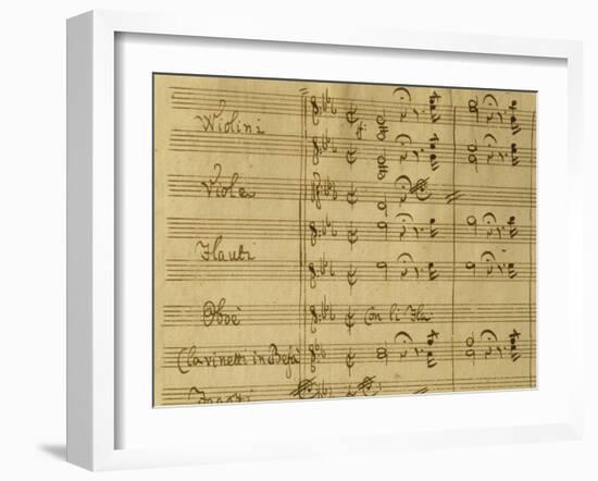 Introduction to the Magic Flute, 1791 Opera by Wolfgang Amadeus Mozart-null-Framed Giclee Print