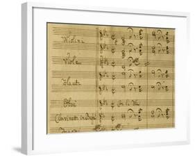 Introduction to the Magic Flute, 1791 Opera by Wolfgang Amadeus Mozart-null-Framed Giclee Print