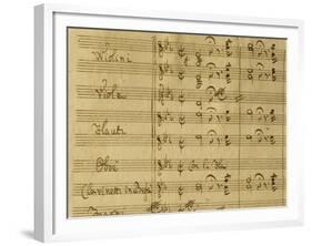 Introduction to the Magic Flute, 1791 Opera by Wolfgang Amadeus Mozart-null-Framed Giclee Print