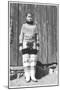 Inuit Girl Posing-Angelo Cozzi-Mounted Giclee Print