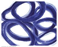 Indigo Ellipses-Inuit-Laminated Art Print