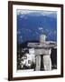 Inuit Inukshuk Stone Statue, Whistler Mountain Resort-Christian Kober-Framed Photographic Print