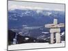 Inuit Inukshuk Stone Statue, Whistler Mountain Resort-Christian Kober-Mounted Photographic Print