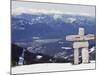 Inuit Inukshuk Stone Statue, Whistler Mountain Resort-Christian Kober-Mounted Photographic Print