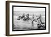 Inuit Killing Salmon with Spears-null-Framed Art Print