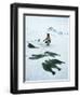 Inuit Man Fishing for Halibut, Greenland, Polar Regions-Jack Jackson-Framed Photographic Print