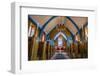 Inuit Village Church, Ittoqqortoormiit, Scoresbysund, Northeast Greenland, Polar Regions-Michael Nolan-Framed Photographic Print