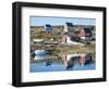 Inuit village Oqaatsut (once called Rodebay) located in Disko Bay. Greenland-Martin Zwick-Framed Photographic Print