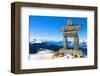 Inukshuk at Whistler Mountain-null-Framed Premium Giclee Print