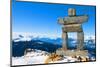 Inukshuk at Whistler Mountain-null-Mounted Premium Giclee Print