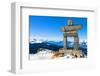 Inukshuk at Whistler Mountain-null-Framed Art Print