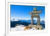 Inukshuk at Whistler Mountain-null-Framed Art Print