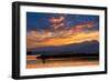 Inukshuk In Setting Sun-Chuck Burdick-Framed Photographic Print