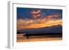 Inukshuk In Setting Sun-Chuck Burdick-Framed Photographic Print