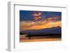 Inukshuk In Setting Sun-Chuck Burdick-Framed Photographic Print