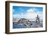 Inukshuk Landscape 2-null-Framed Art Print