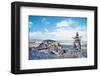 Inukshuk Landscape 2-null-Framed Art Print