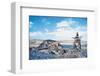 Inukshuk Landscape 2-null-Framed Art Print