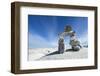 Inukshuk, Nunavut Territory, Canada-Paul Souders-Framed Photographic Print