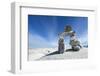 Inukshuk, Nunavut Territory, Canada-Paul Souders-Framed Photographic Print