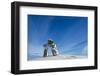 Inukshuk, Nunavut Territory, Canada-Paul Souders-Framed Photographic Print