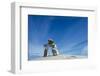 Inukshuk, Nunavut Territory, Canada-Paul Souders-Framed Photographic Print