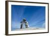 Inukshuk, Nunavut Territory, Canada-Paul Souders-Framed Photographic Print