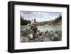 Inukshuk Sturcture - Jasper AB-null-Framed Premium Giclee Print