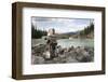 Inukshuk Sturcture - Jasper AB-null-Framed Premium Giclee Print