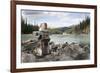 Inukshuk Sturcture - Jasper AB-null-Framed Art Print