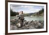 Inukshuk Sturcture - Jasper AB-null-Framed Art Print