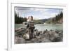 Inukshuk Sturcture - Jasper AB-null-Framed Art Print