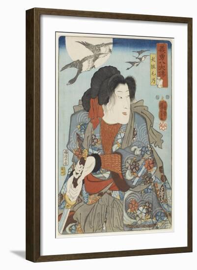 Inuzaka Keno, C. 1852-Utagawa Kuniyoshi-Framed Giclee Print