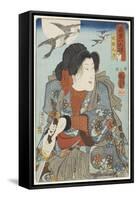 Inuzaka Keno, C. 1852-Utagawa Kuniyoshi-Framed Stretched Canvas