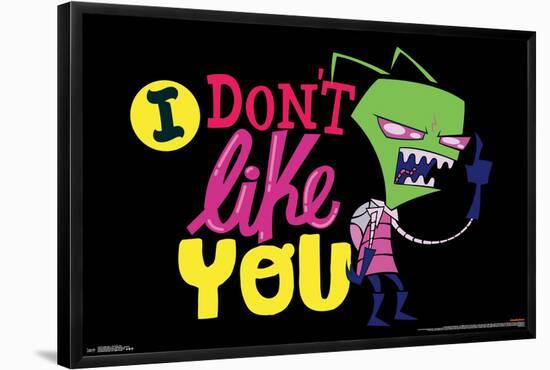 INVADER ZIM - I DON'T LIKE YOU-null-Framed Poster