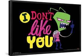 Invader Zim - I Don't Like You-Trends International-Framed Poster