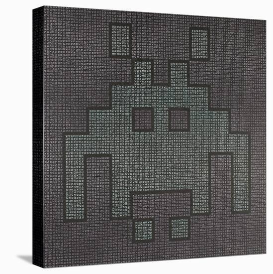 Invader-Adam Green-Stretched Canvas