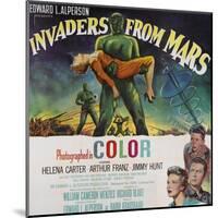 Invaders From Mars, Bottom Left From Top: Jimmy Hunt, Arthur Franz, Helena Carter, 1953-null-Mounted Art Print