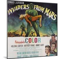 Invaders From Mars, Bottom Left From Top: Jimmy Hunt, Arthur Franz, Helena Carter, 1953-null-Mounted Art Print