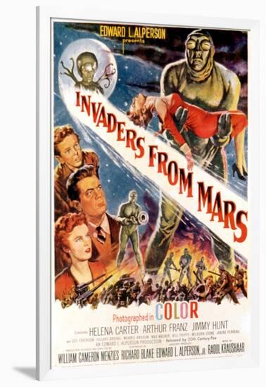 Invaders From Mars, Jimmy Hunt, Arthur Franz, Helena Carter, 1953-null-Framed Art Print