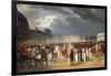 Invalid Handing a Petition to Napoleon at the Parade in the Court of the Tuileries Palace-Horace Vernet-Framed Giclee Print