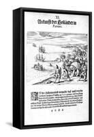 Invasion by Vice Admiral Sebold, 1606-Theodore de Bry-Framed Stretched Canvas