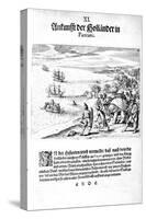 Invasion by Vice Admiral Sebold, 1606-Theodore de Bry-Stretched Canvas