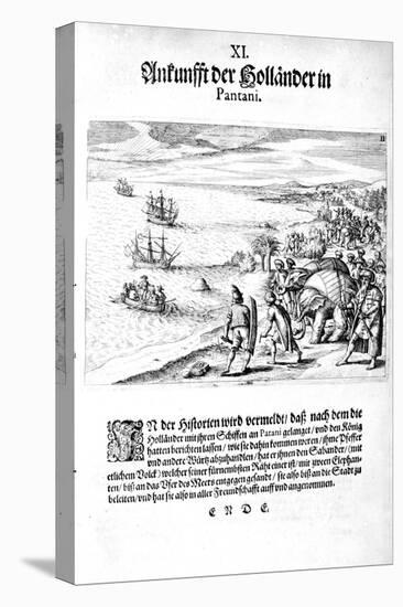 Invasion by Vice Admiral Sebold, 1606-Theodore de Bry-Stretched Canvas