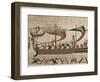 Invasion Fleet, Bayeux Tapestry, France-Walter Rawlings-Framed Photographic Print