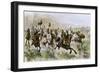 Invasion of Eastern Europe by Attila and the Huns, 400s Ad-null-Framed Giclee Print